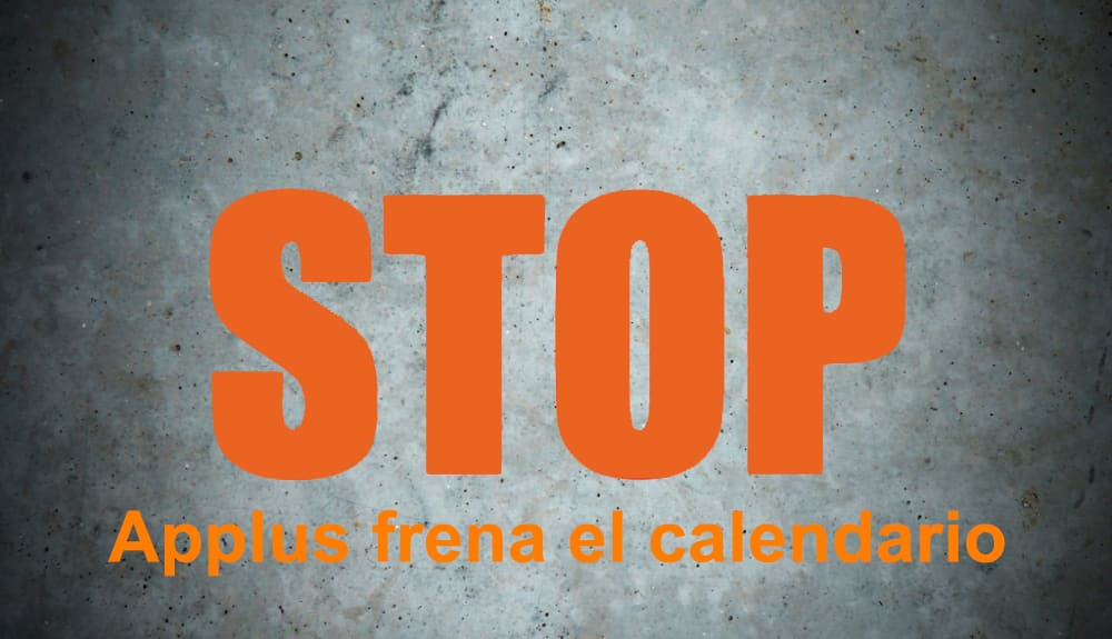 applus frena el calendario