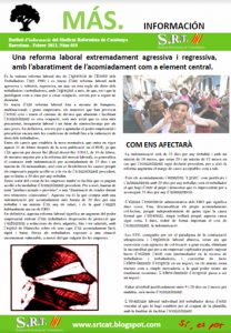 Revista Més Informació del Sindicat Reformista de Treballadors