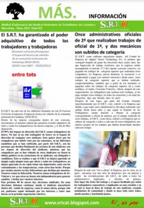 Revista Més Informació del Sindicat Reformista de Treballadors