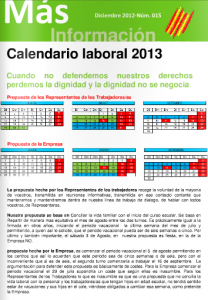 Revista Més Informació del Sindicat Reformista de Treballadors