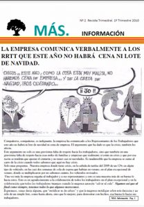 Revista Més Informació del Sindicat Reformista de Treballadors