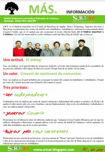 Revista Més Informació del Sindicat Reformista de Treballadors